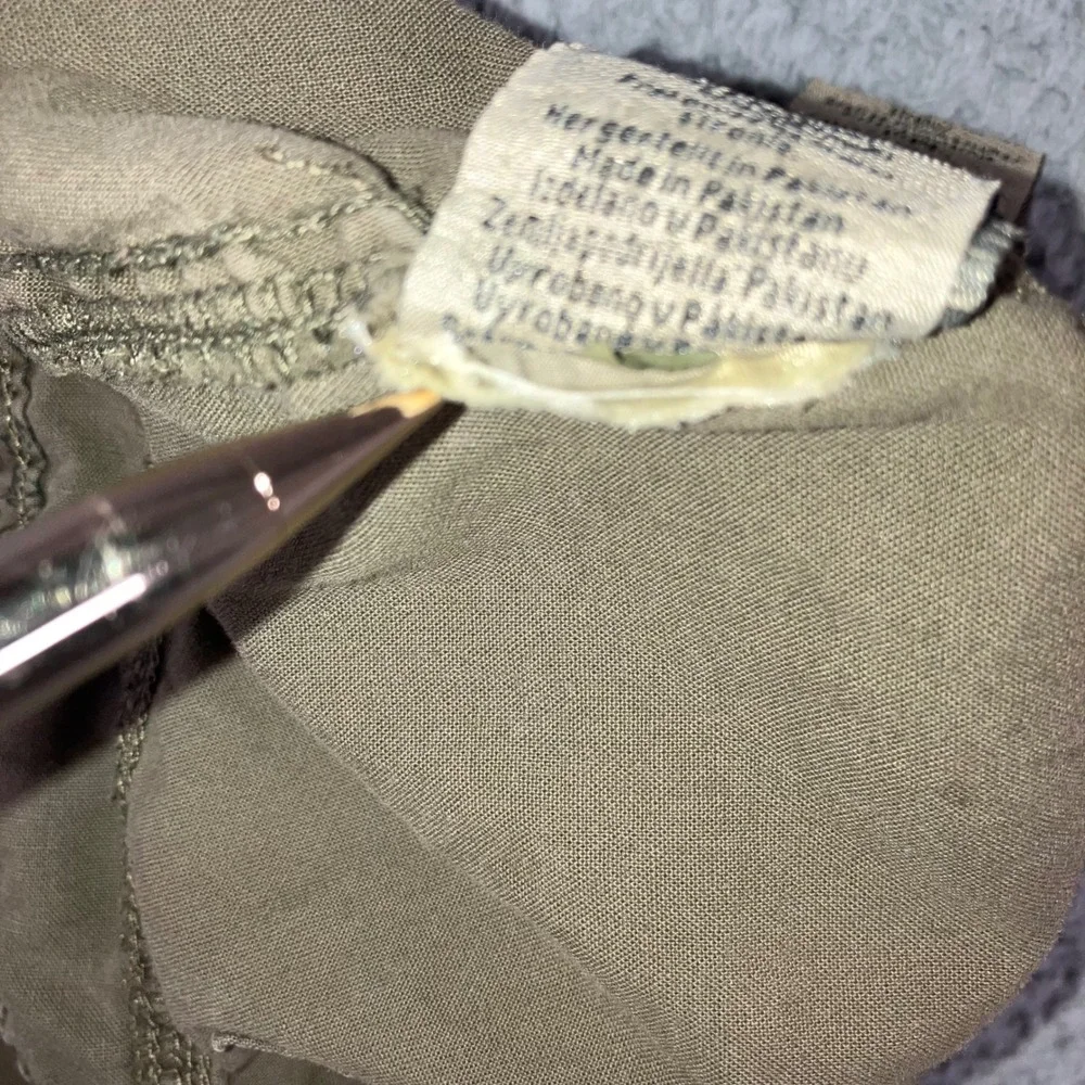 Utility Mini Skirt Women 5XL‎ Olive Drab Drawstring Casual Retro Outdoor y2k